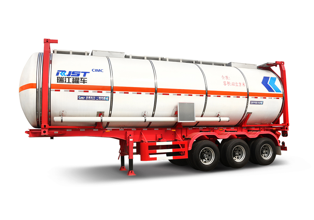 集裝箱式液罐半罐車WlEDBODY寬體箱