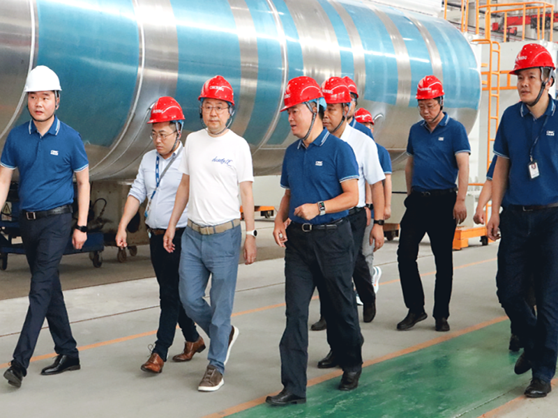 李貴平視察中集強(qiáng)冠，指明高質(zhì)量發(fā)展之路